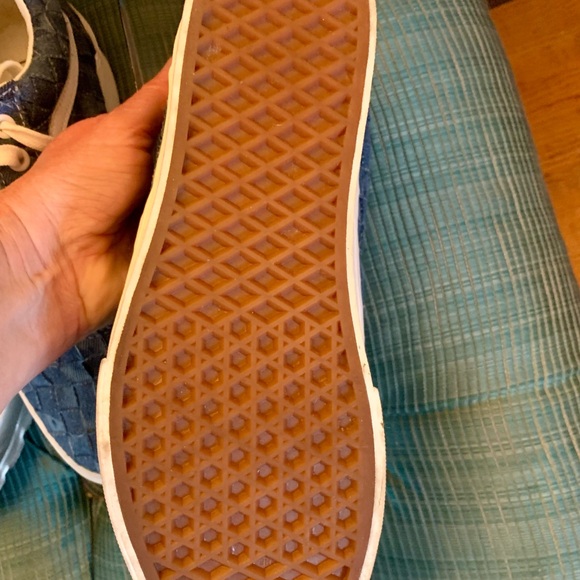 Stylish Blue Jean Women’s Vans Shoes - Picture 8 of 10